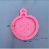 HBR2017  CHRISTMAS SNOW  FLAKE  MOULD/MOLD